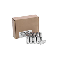 14x1.5 Acorn Lug Nuts, 19mm Hex, Steel - 20 Pcs Pack